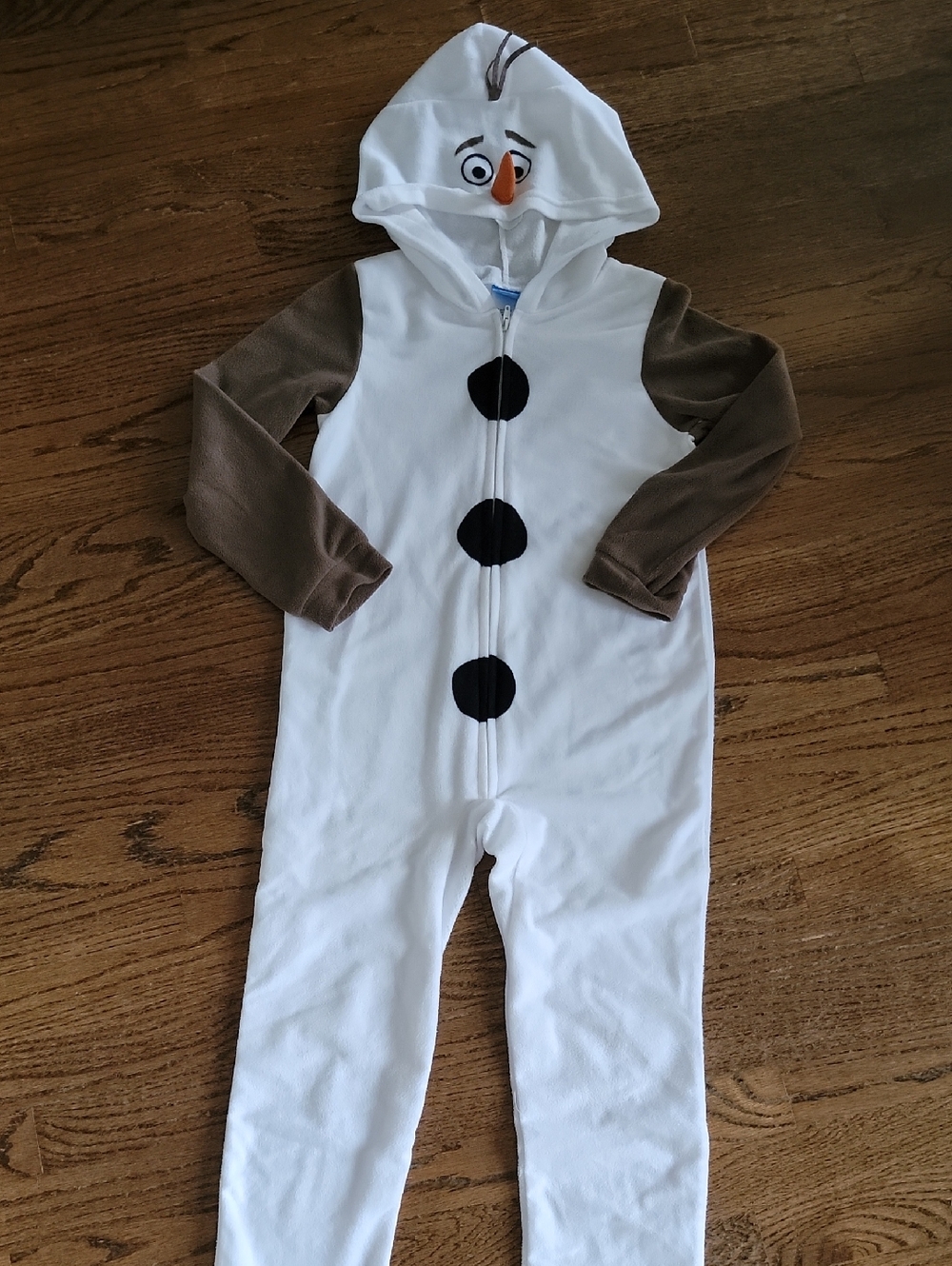 Disney Olaf Kids Character Hooded Onesie, Size 8